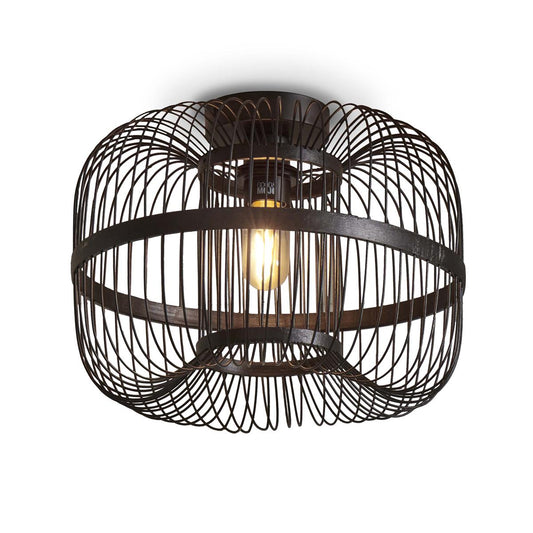 GOOD&MOJO I Deckenleuchte I HOKKAIDO I Farbe: Schwarz I Schirm: Ø38 x 25