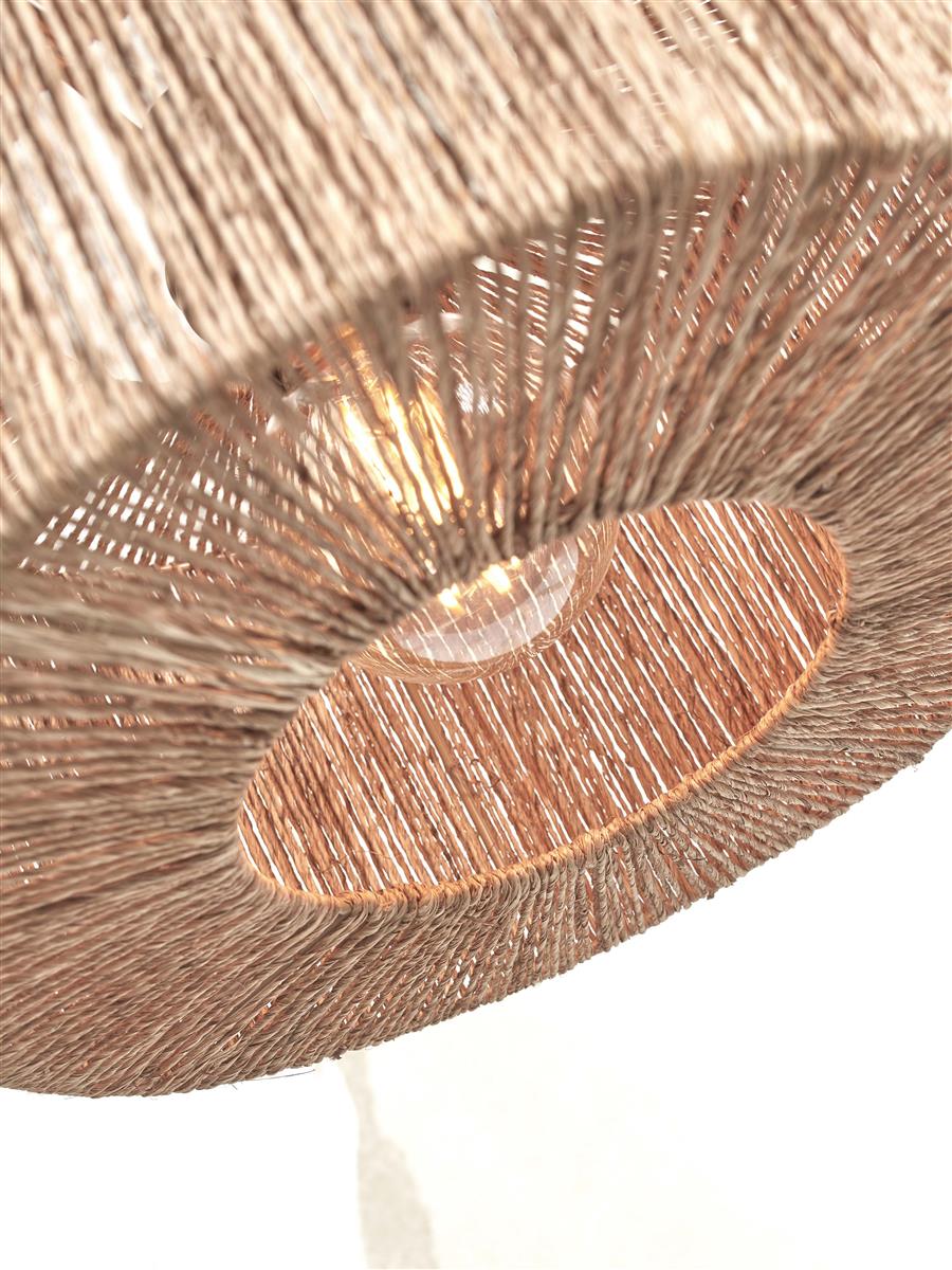 GOOD&MOJO I Stehleuchte I IGUAZU I Farbe: Natur I Schirm: Ø30 x 16