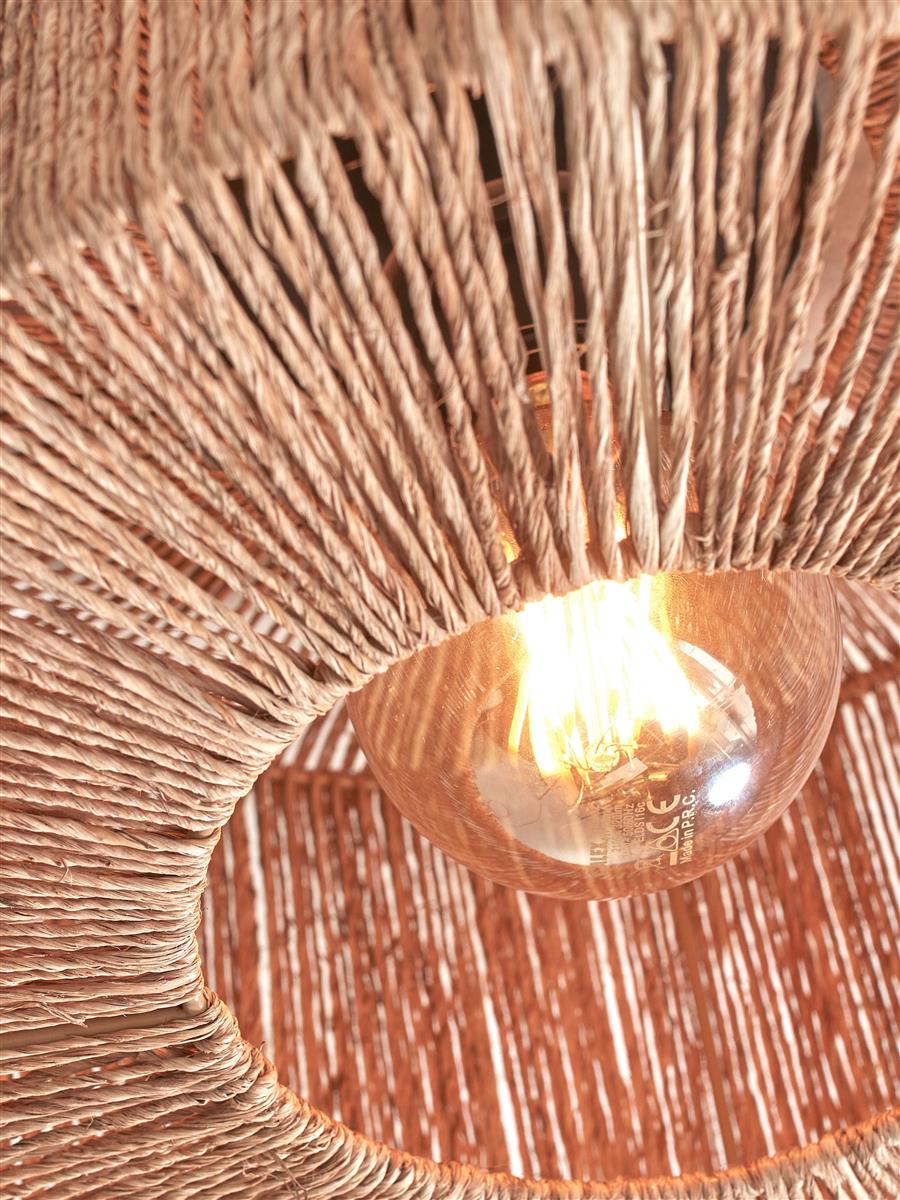 GOOD&MOJO I Deckenleuchte I IGUAZU I Farbe: Natur I Schirm: Ø30 x 16