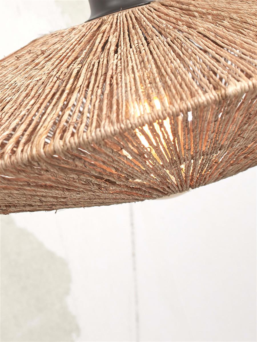 GOOD&MOJO I Deckenleuchte I IGUAZU I Farbe: Natur I Schirm: Ø40 x 12