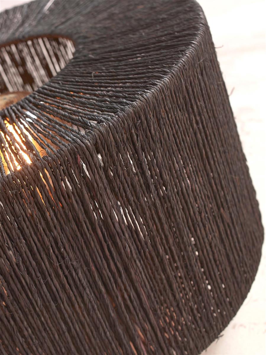 GOOD&MOJO I Stehleuchte I IGUAZU I Farbe: Schwarz I Schirm: Ø30 x 16