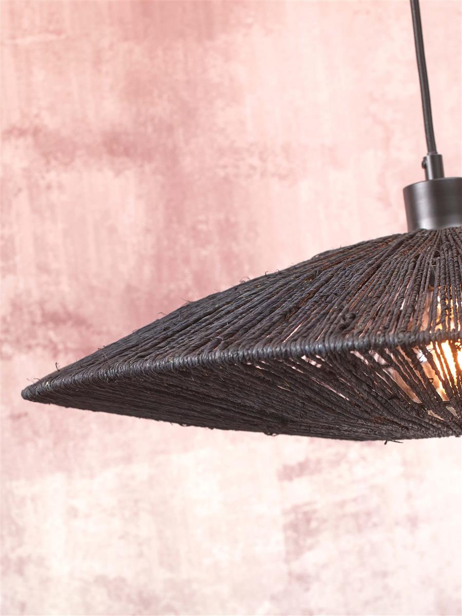 GOOD&MOJO I Stehleuchte I IGUAZU I Farbe: Schwarz I Schirm: Ø40 x 12