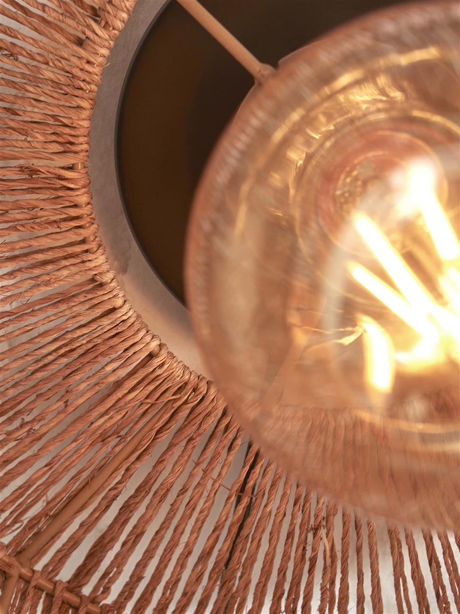 GOOD&MOJO I Deckenleuchte I IGUAZU I Farbe: Natur I Schirm: Ø30 x 16