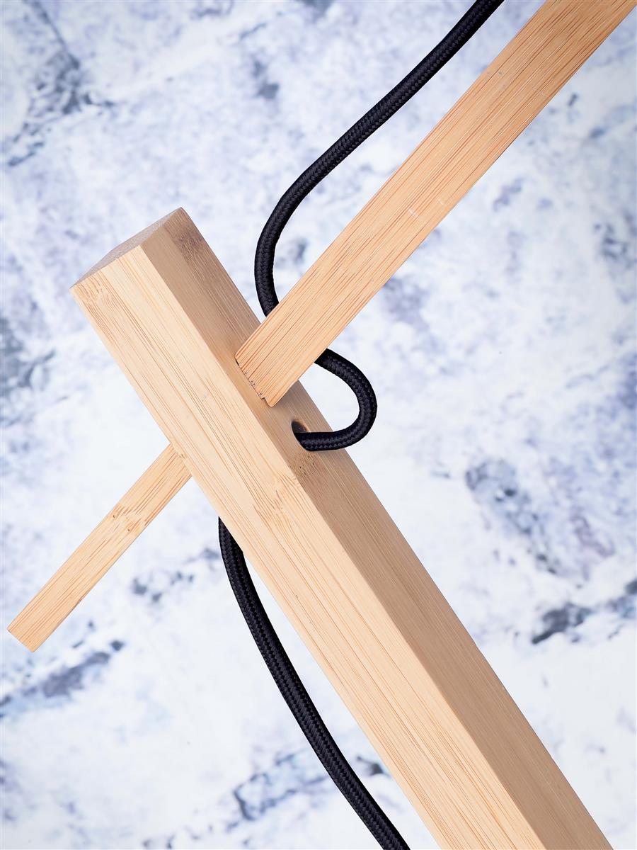 GOOD&MOJO I Stehleuchte I HOKKAIDO I Farbe: Natur I Schirm: Ø38 x 25