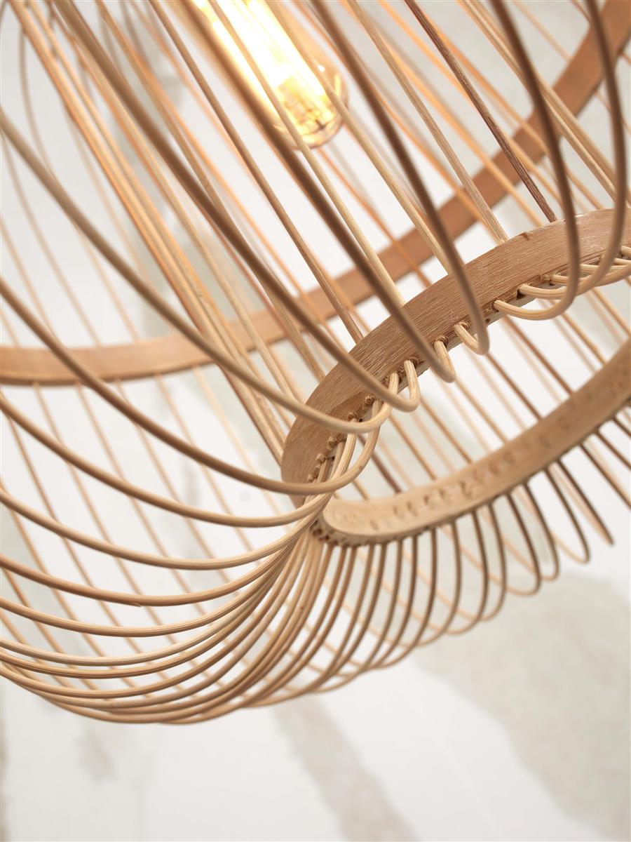 GOOD&MOJO I Hängeleuchte I HOKKAIDO I Farbe: Natur I Schirm: Ø38 x 25