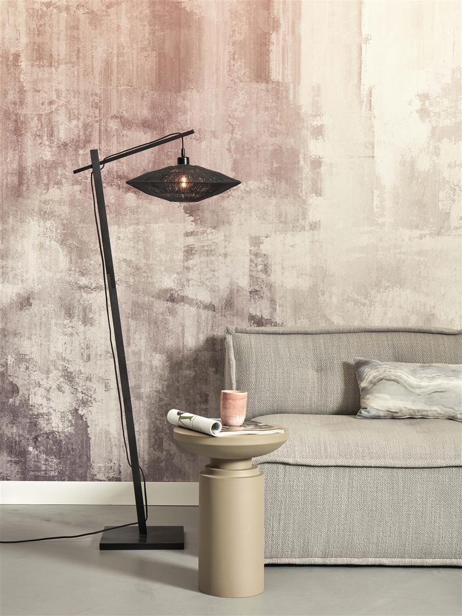 GOOD&MOJO I Stehleuchte I IGUAZU I Farbe: Schwarz I Schirm: Ø40 x 12