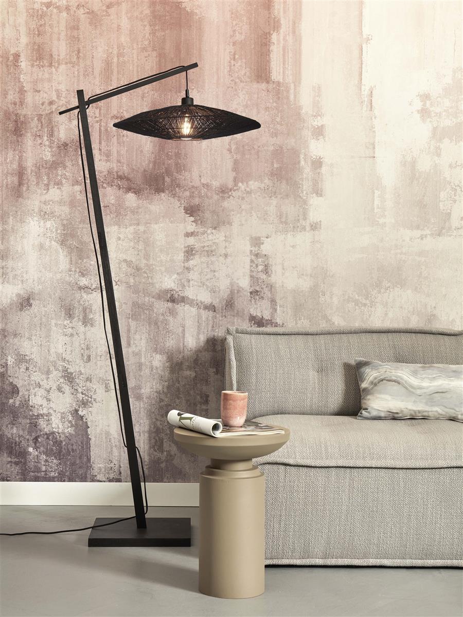 GOOD&MOJO I Stehleuchte I IGUAZU I Farbe: Schwarz I Schirm: Ø55 x 14