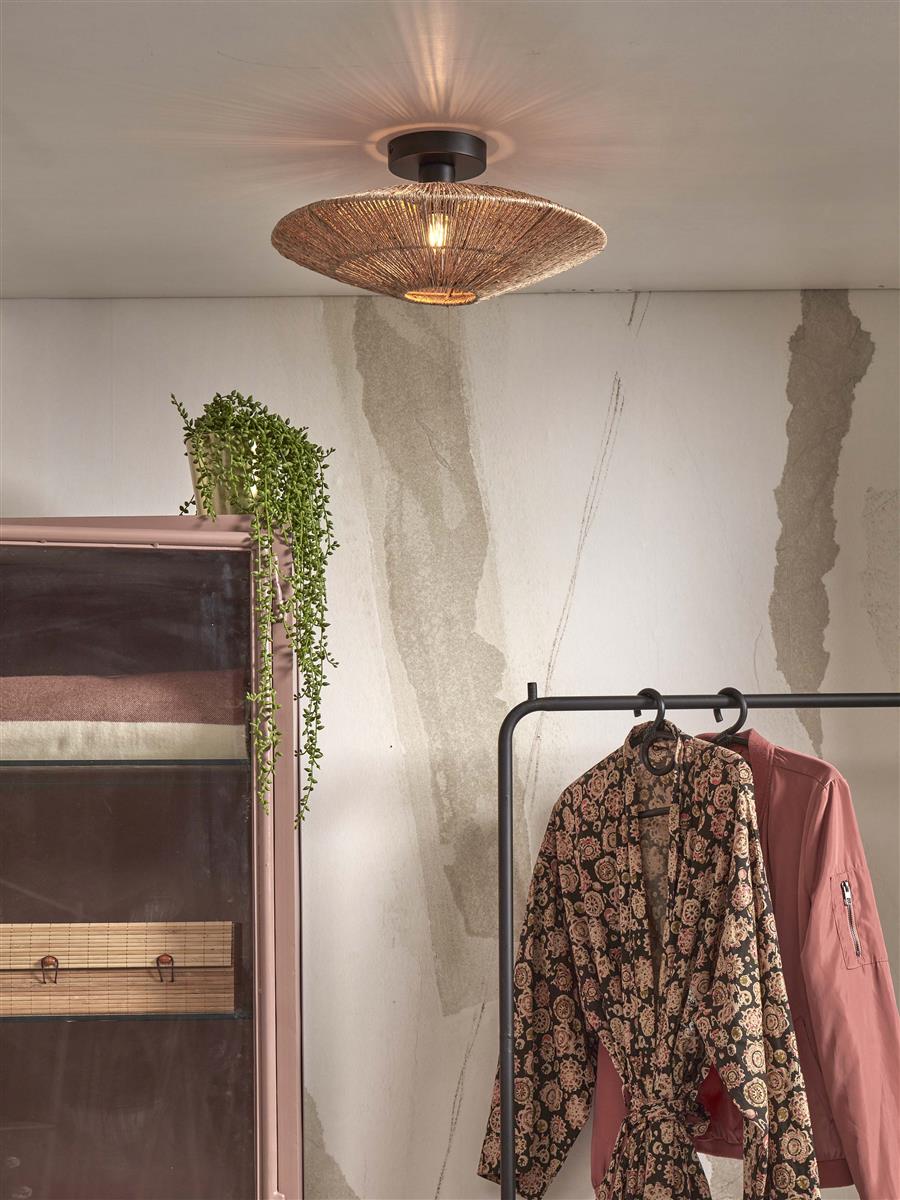 GOOD&MOJO I Deckenleuchte I IGUAZU I Farbe: Natur I Schirm: Ø40 x 12