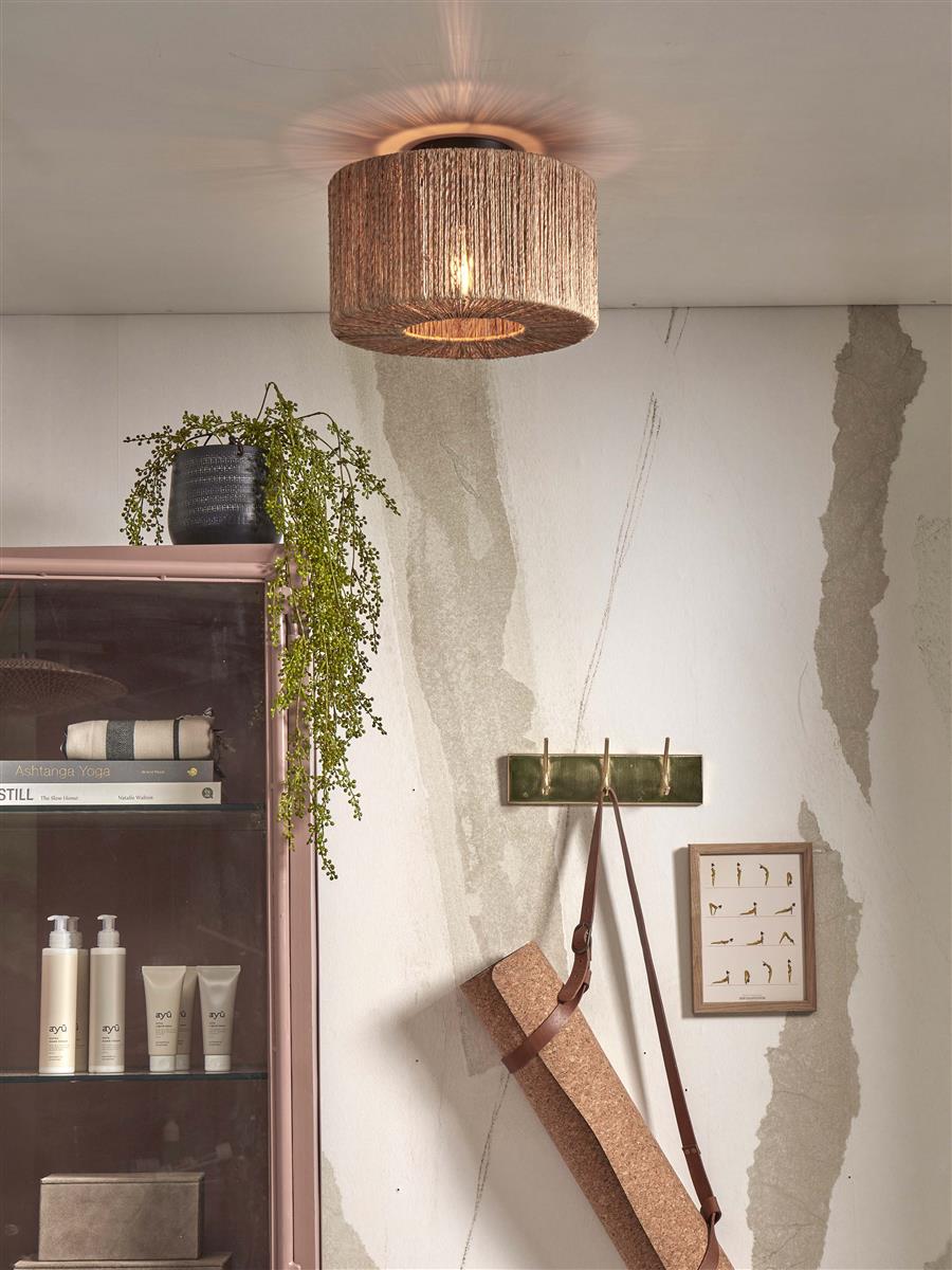 GOOD&MOJO I Deckenleuchte I IGUAZU I Farbe: Natur I Schirm: Ø30 x 16