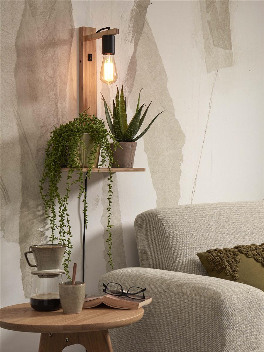 GOOD&MOJO I Wandleuchte I FLORES I Farbe: Natur