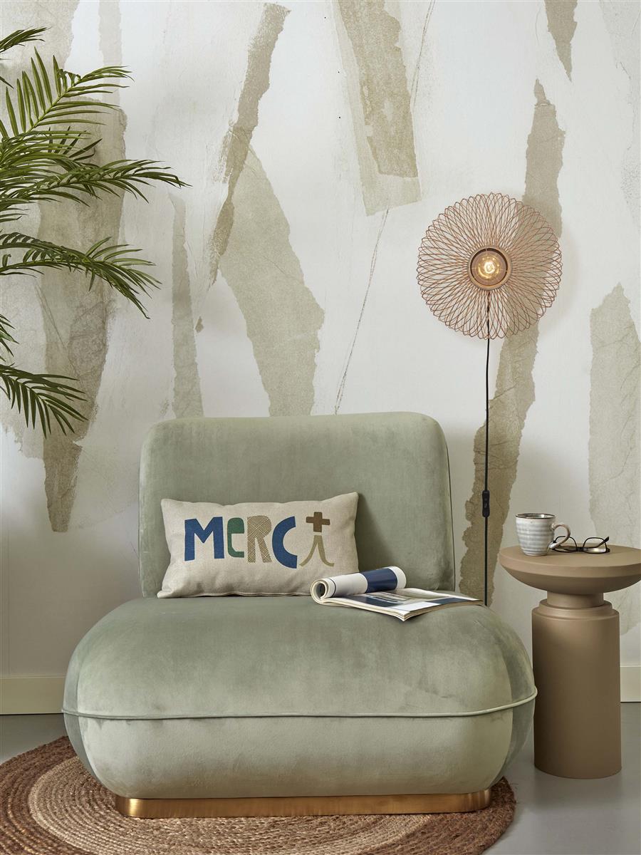 GOOD&MOJO I Wandleuchte I CANGO I Farbe: Natur I Schirm: Ø40 x20