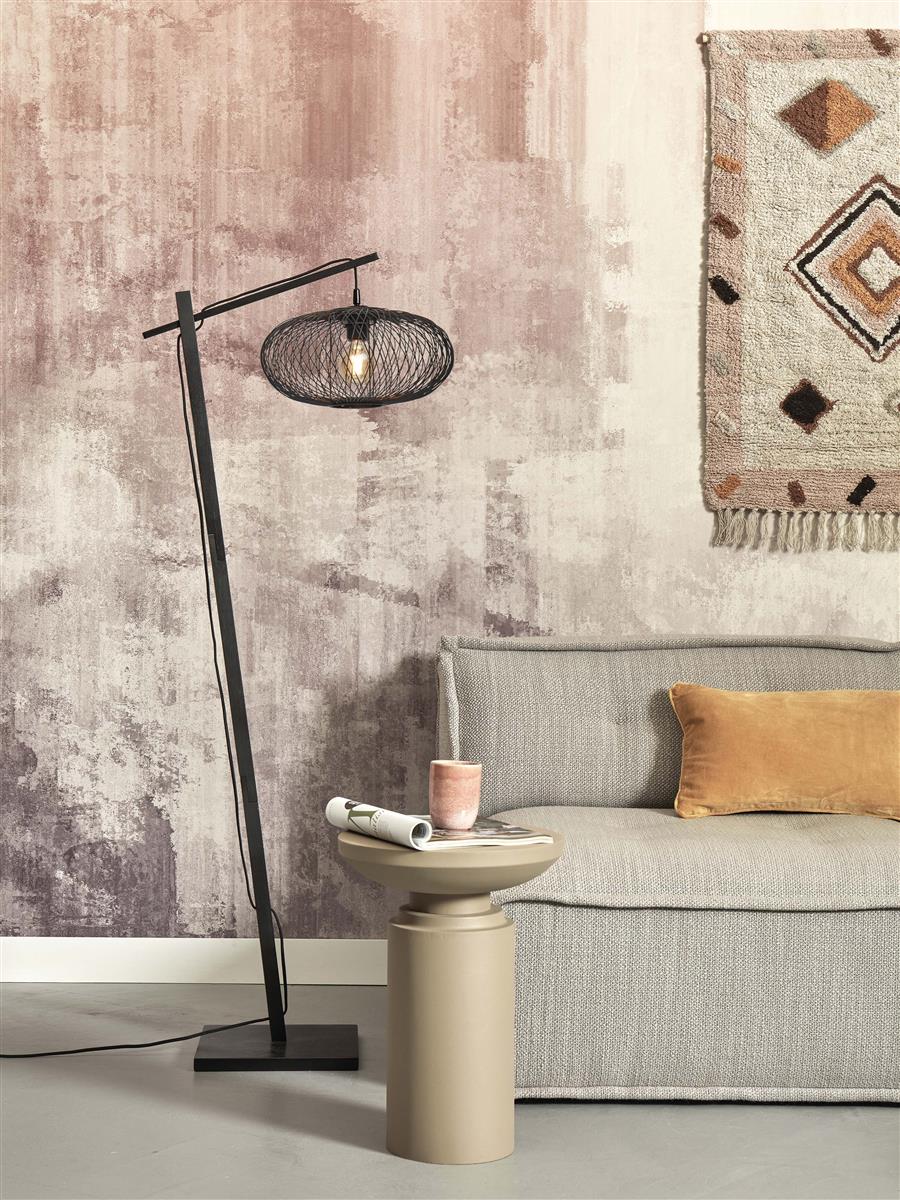 GOOD&MOJO I Stehleuchte I CANGO I Farbe: Schwarz I Schirm: Ø40 x20