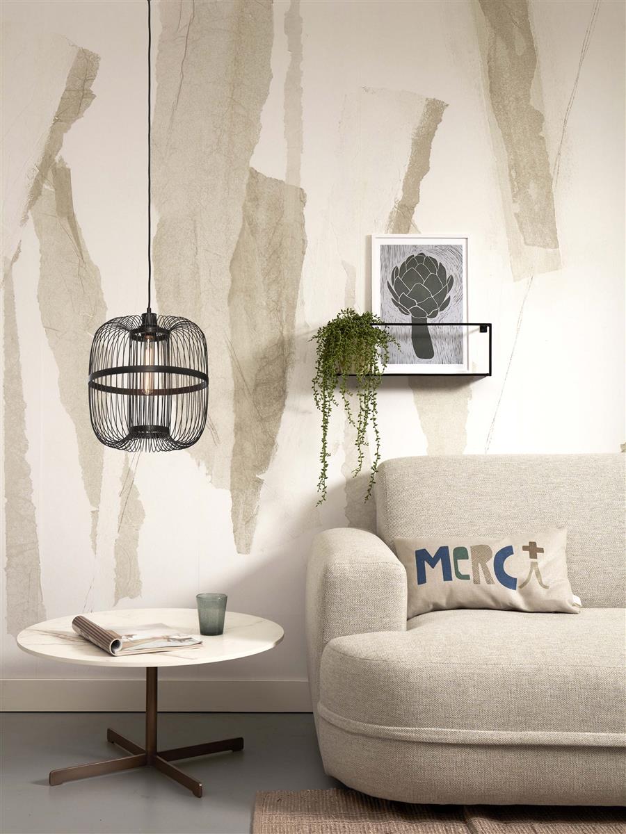 GOOD&MOJO I Hängeleuchte I HOKKAIDO I Farbe: Schwarz I Schirm: Ø25 x 38