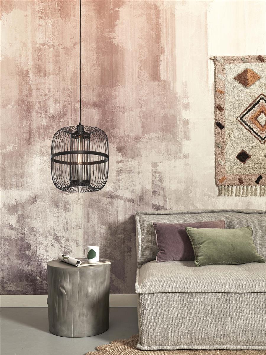 GOOD&MOJO I Hängeleuchte I HOKKAIDO I Farbe: Schwarz I Schirm: Ø25 x 38