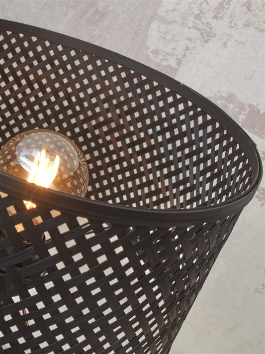 GOOD&MOJO I Tischleuchte I JAVA I Farbe: Schwarz I Schirm: Ø32 x 18