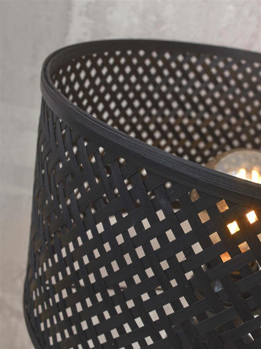 GOOD&MOJO I Tischleuchte I JAVA I Farbe: Schwarz I Schirm: Ø32 x 18