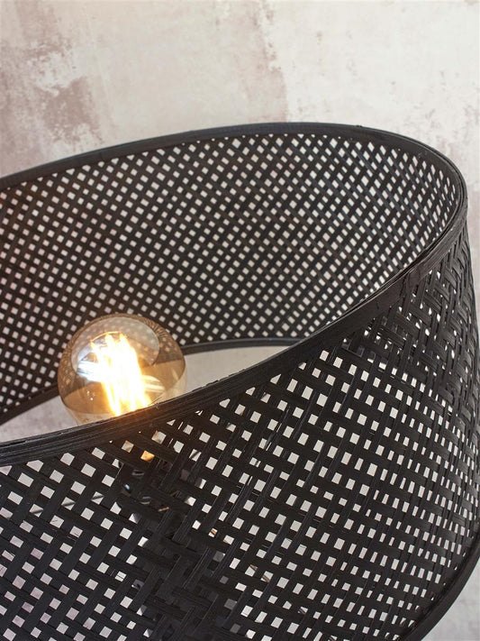 GOOD&MOJO I Tischleuchte I JAVA I Farbe: Schwarz I Schirm: Ø32 x 18