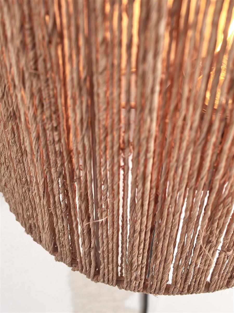 GOOD&MOJO I Wandleuchte I IGUAZU I Farbe: Natur I Schirm: Ø22 x 25