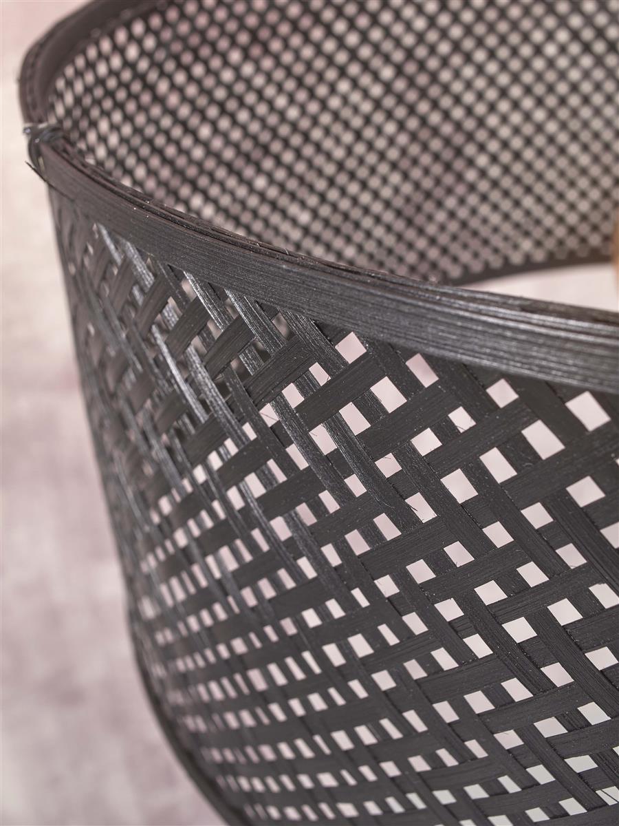 GOOD&MOJO I Stehleuchte I JAVA I Farbe: Schwarz I Schirm: Ø50 x 22