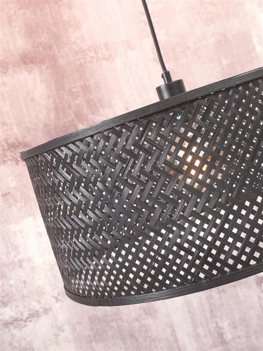 GOOD&MOJO I Stehleuchte I JAVA I Farbe: Schwarz I Schirm: Ø32 x 18