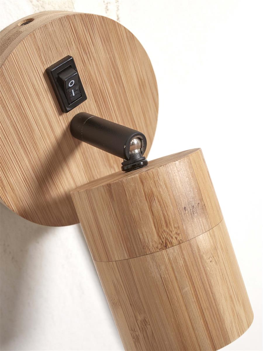 GOOD&MOJO I Wandleuchte I JAVA I Farbe: Natur