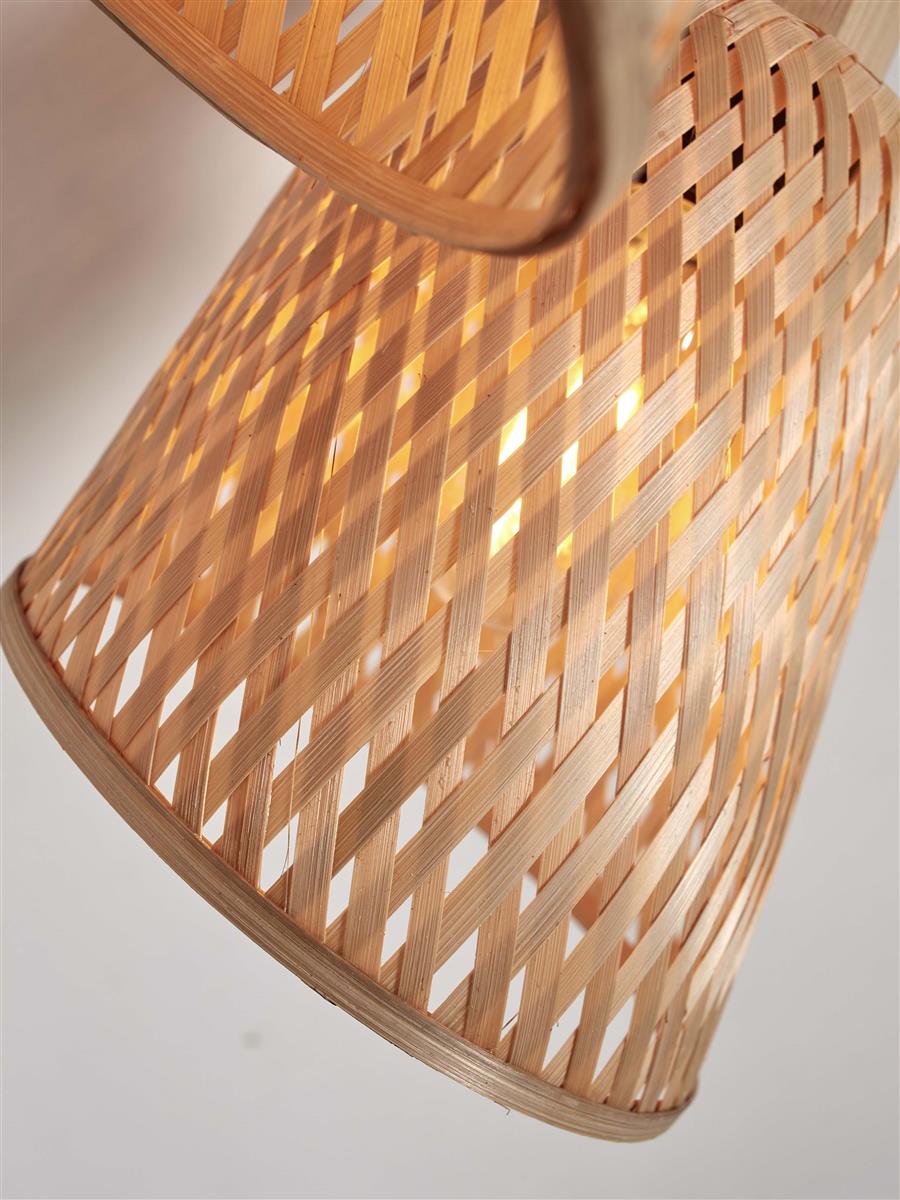 GOOD&MOJO I Deckenleuchte I JAVA I Farbe: Natur I Schirm: Ø15 x 17