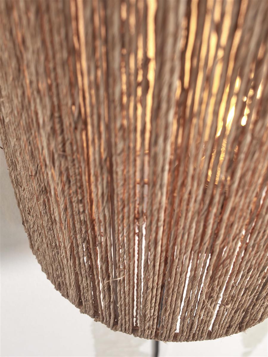 GOOD&MOJO I Wandleuchte I IGUAZU I Farbe: Natur I Schirm: Ø32 x 25