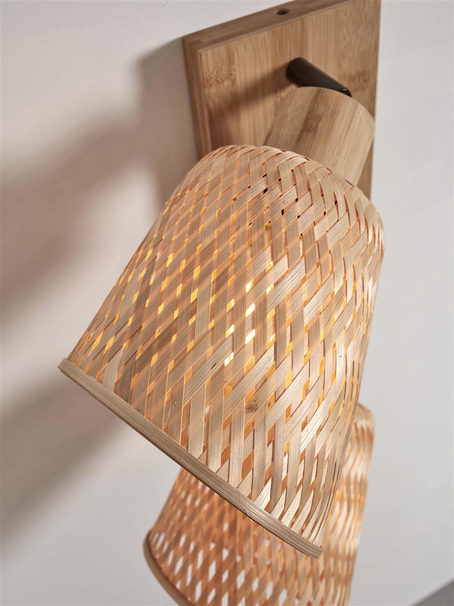 GOOD&MOJO I Deckenleuchte I JAVA I Farbe: Natur I Schirm: Ø15 x 17