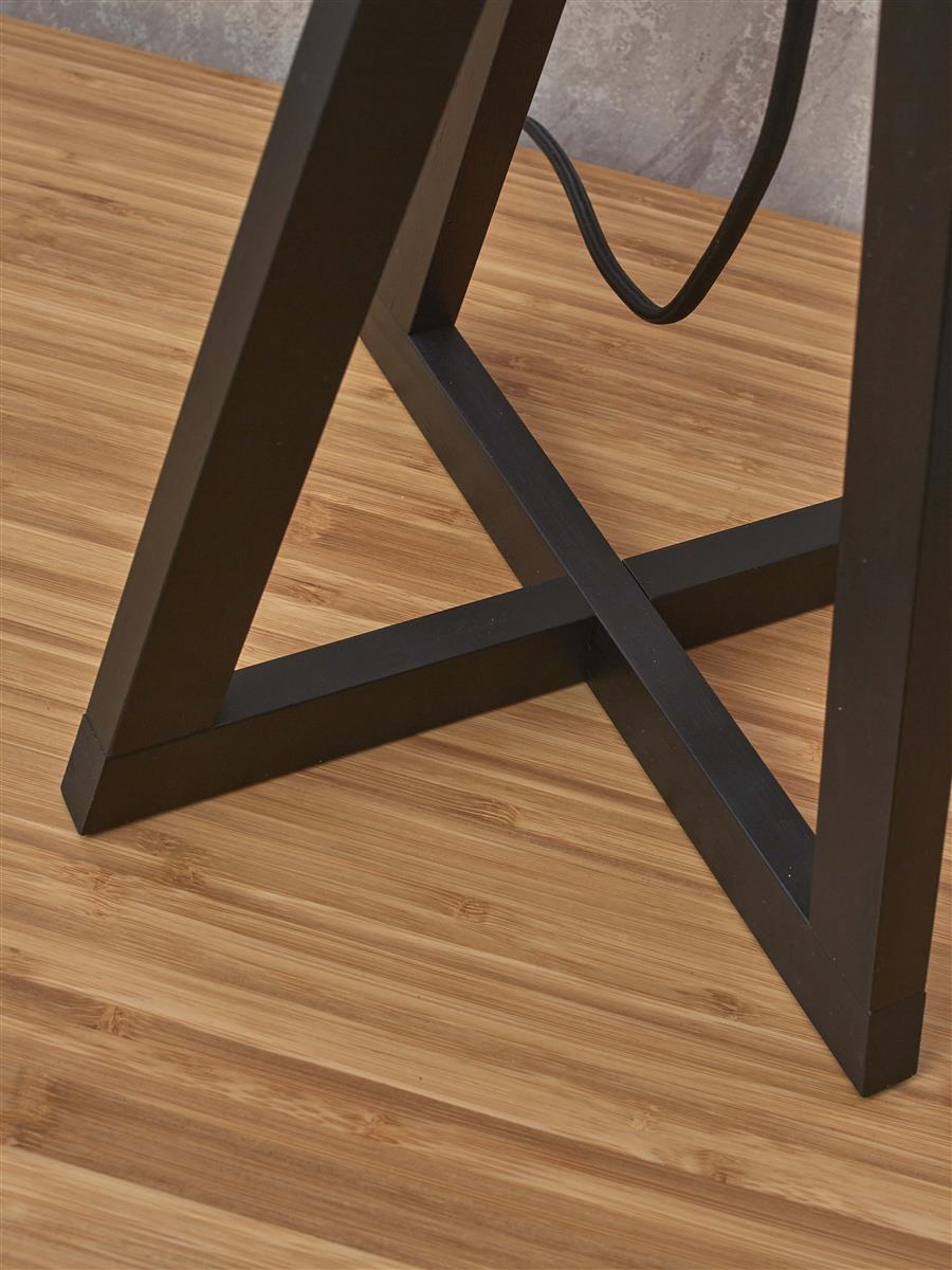 GOOD&MOJO I Tischleuchte I IGUAZU I Farbe: Schwarz I Schirm: Ø30 x 16