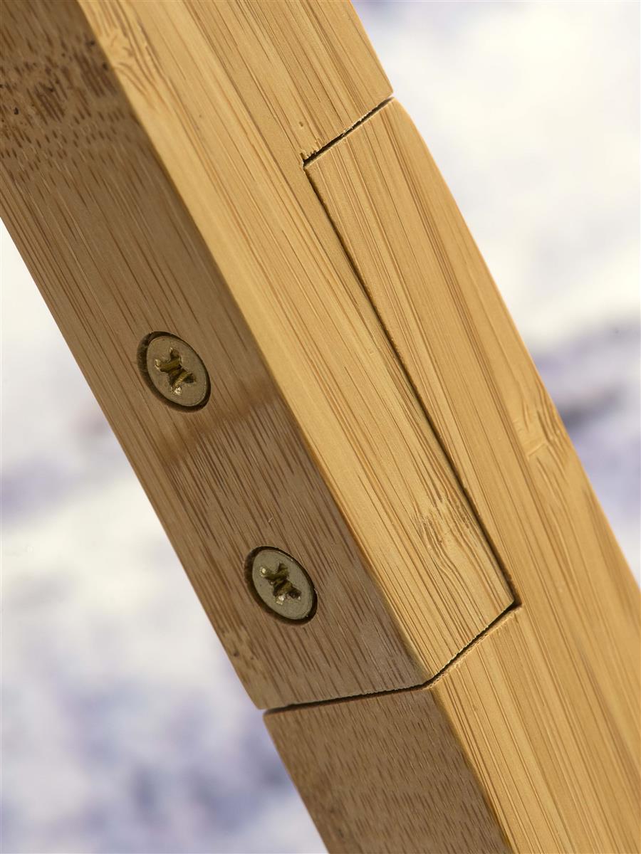 GOOD&MOJO I Stehleuchte I JAVA I Farbe: Natur/Schwarz I Schirm: Ø50 x 22