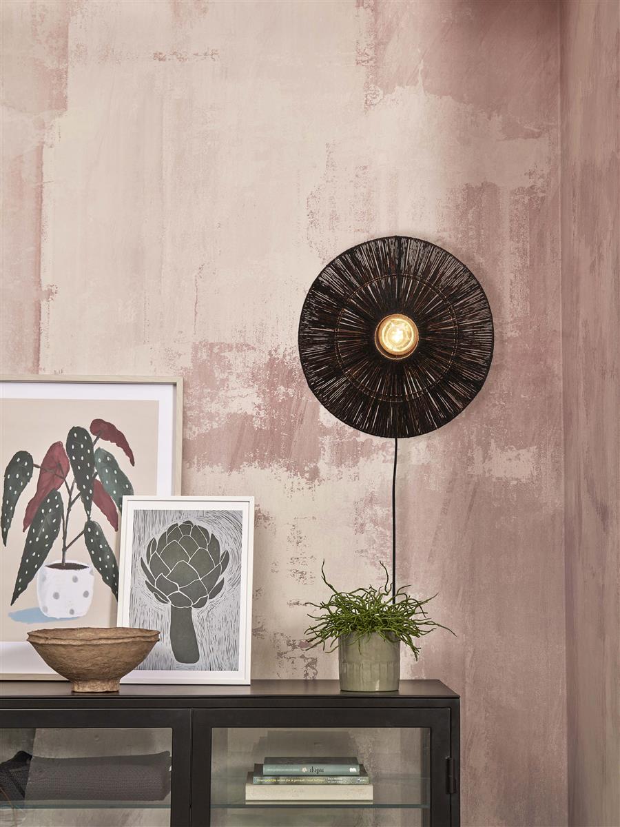 GOOD&MOJO I Wandleuchte I IGUAZU I Farbe: Schwarz I Schirm: Ø40 x 12