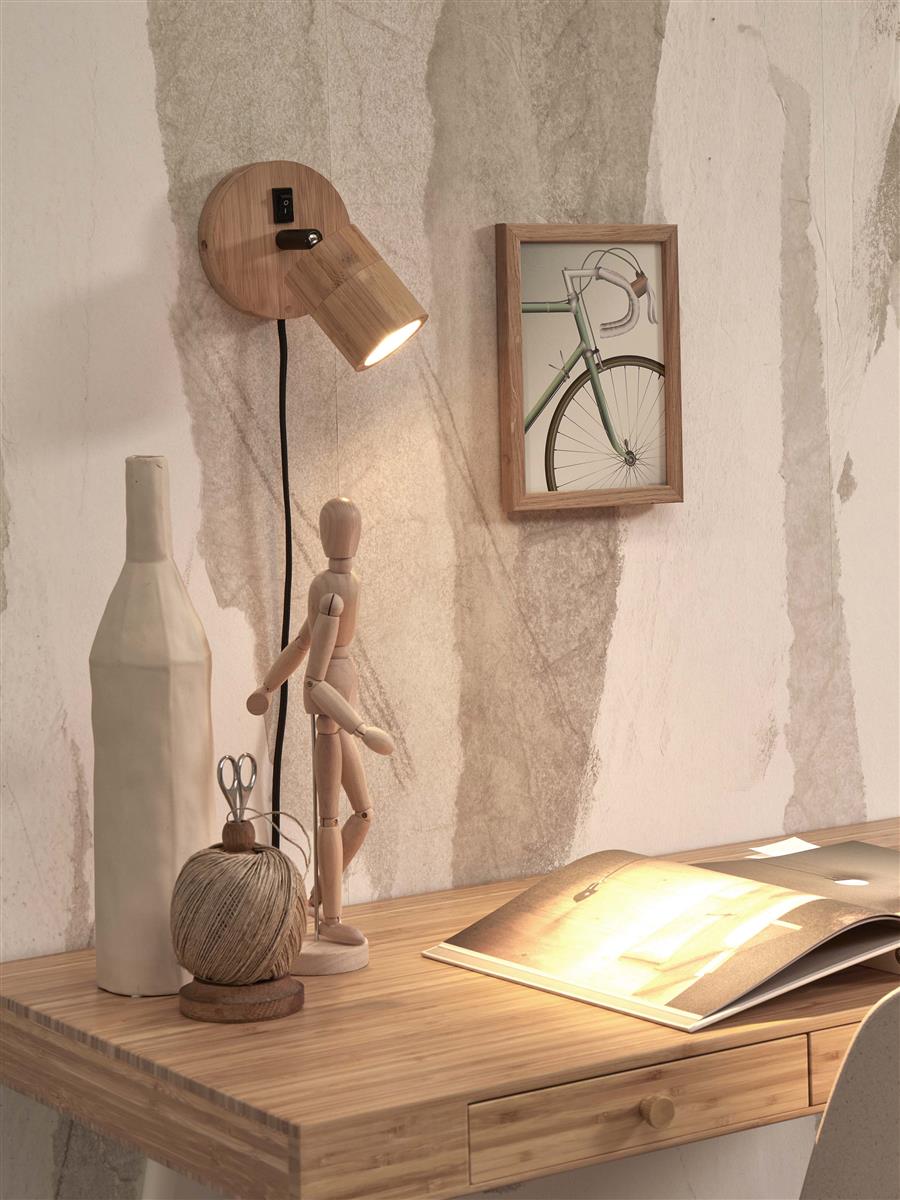 GOOD&MOJO I Wandleuchte I JAVA I Farbe: Natur