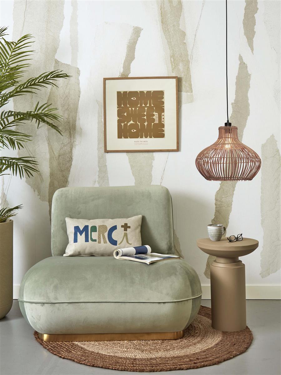 GOOD&MOJO I Hängeleuchte I KALAHARI I Farbe: Natur I Schirm: Ø42 x 35