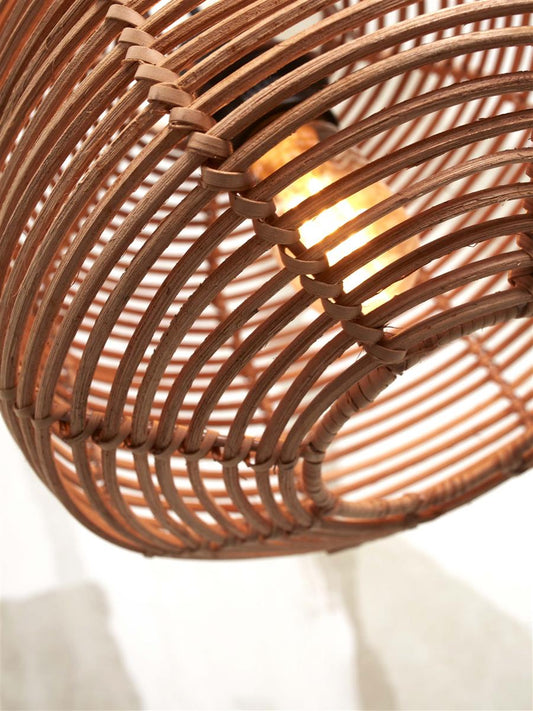 GOOD&MOJO I Hängeleuchte I TANAMI I Farbe: Natur I Schirm: Ø25 x 20