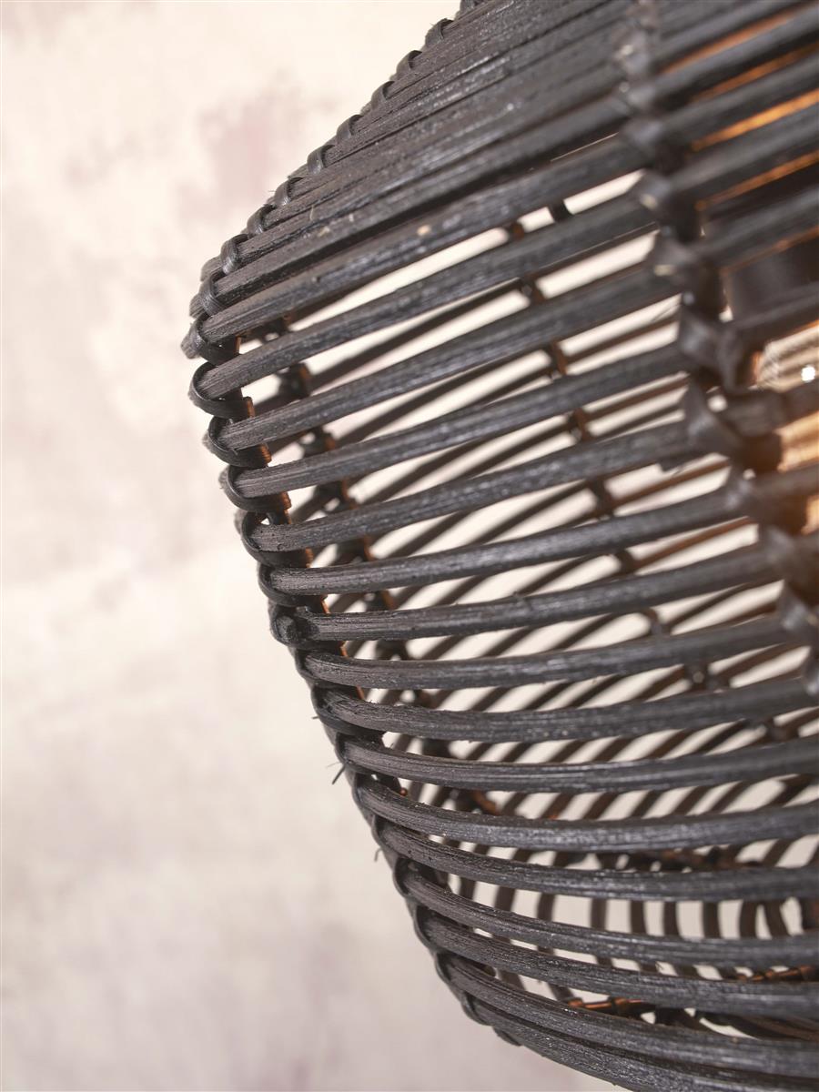 GOOD&MOJO I Deckenleuchte I TANAMI I Farbe: Schwarz I Schirm: Ø25 x 20