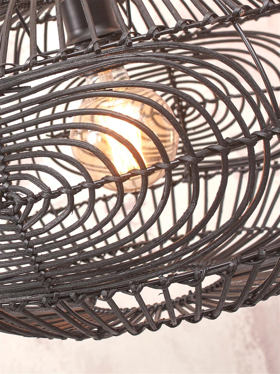 GOOD&MOJO I Deckenleuchte I MADEIRA I Farbe: Schwarz I Schirm: Ø48 x 30