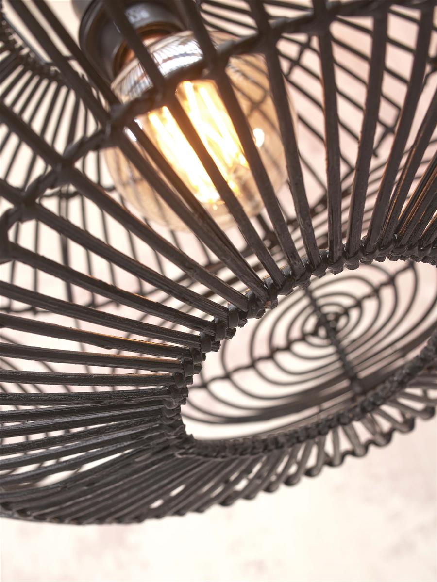 GOOD&MOJO I Stehleuchte I MADEIRA I Farbe: Schwarz I Schirm: Ø48 x 30