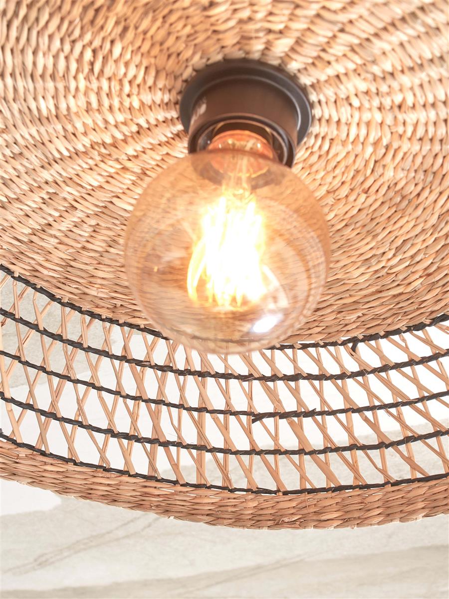 GOOD&MOJO I Deckenleuchte I PANTANAL I Farbe: Schwarz I Schirm: Ø45 x 9