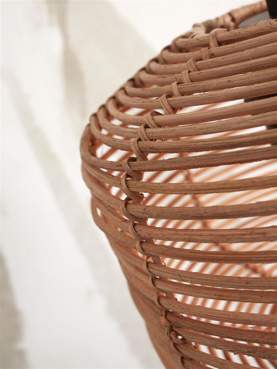 GOOD&MOJO I Hängeleuchte I TANAMI I Farbe: Natur I Schirm: Ø25 x 20