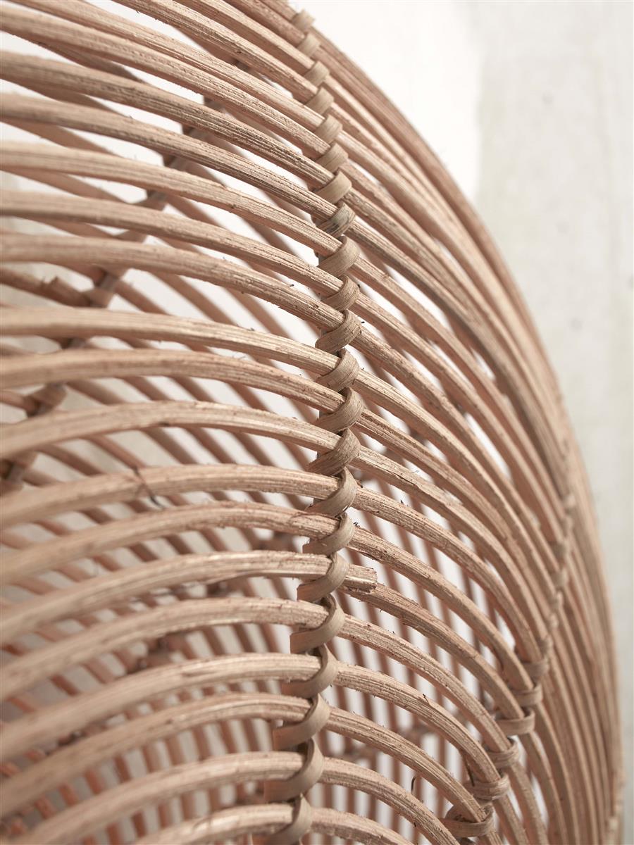 GOOD&MOJO I Wandleuchte I TANAMI I Farbe: Natur I Schirm: Ø40 x 10