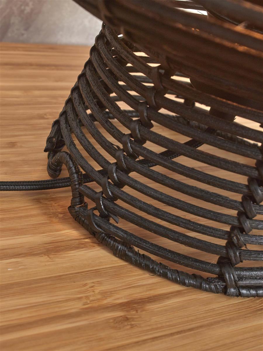 GOOD&MOJO I Tischleuchte I TANAMI I Farbe: Schwarz I Schirm: Ø27 x 30