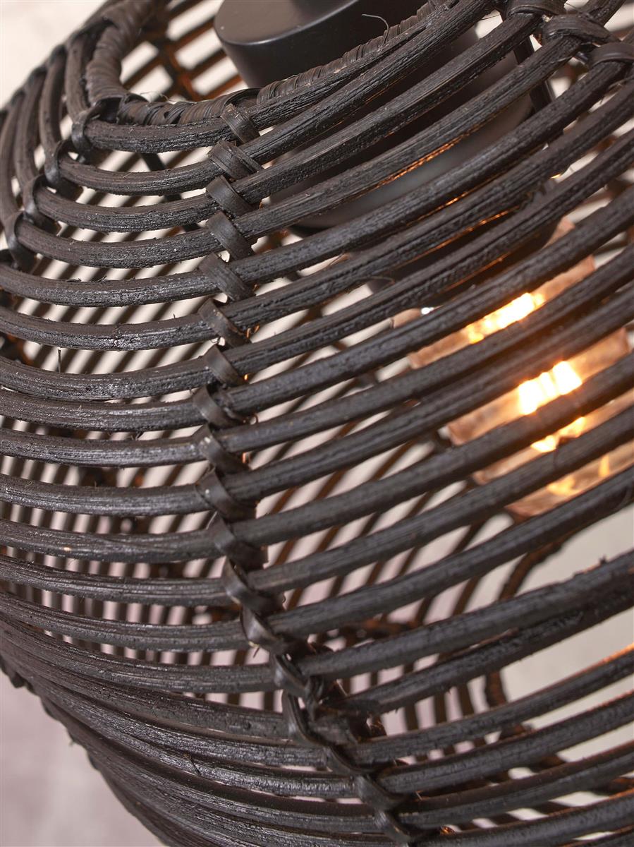 GOOD&MOJO I Deckenleuchte I TANAMI I Farbe: Schwarz I Schirm: Ø25 x 20