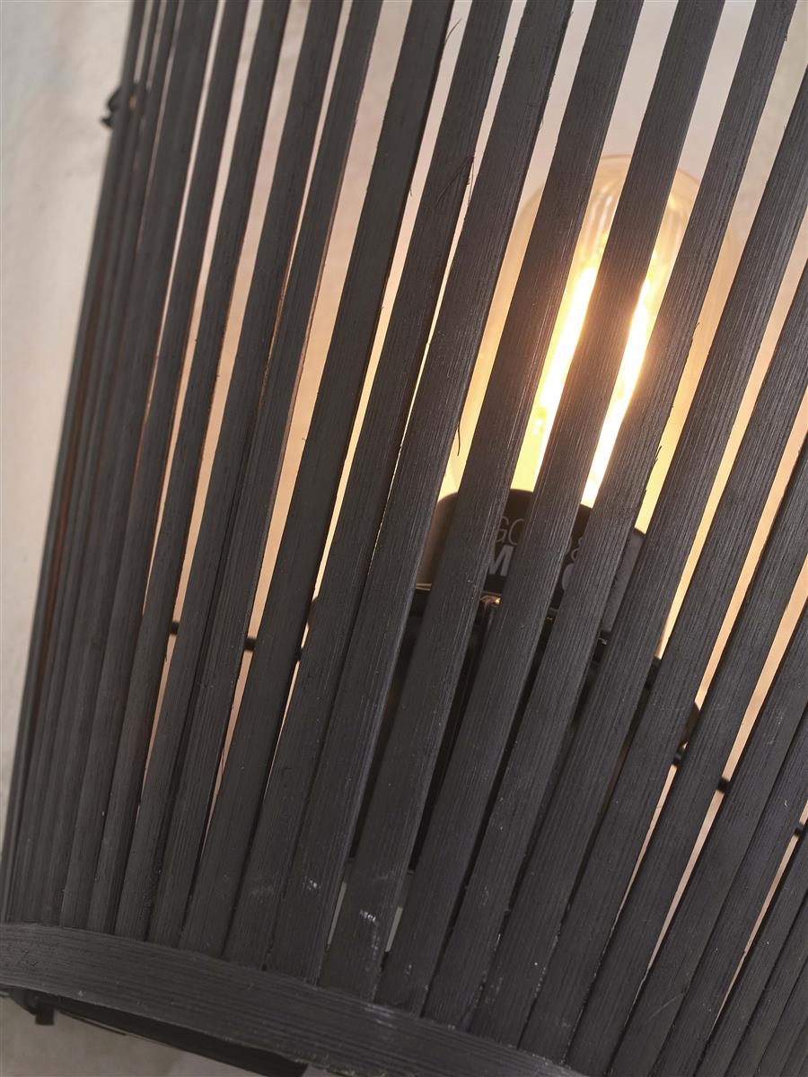 GOOD&MOJO I Wandleuchte I MERAPI I Farbe: Schwarz I Schirm: Ø30 x 30