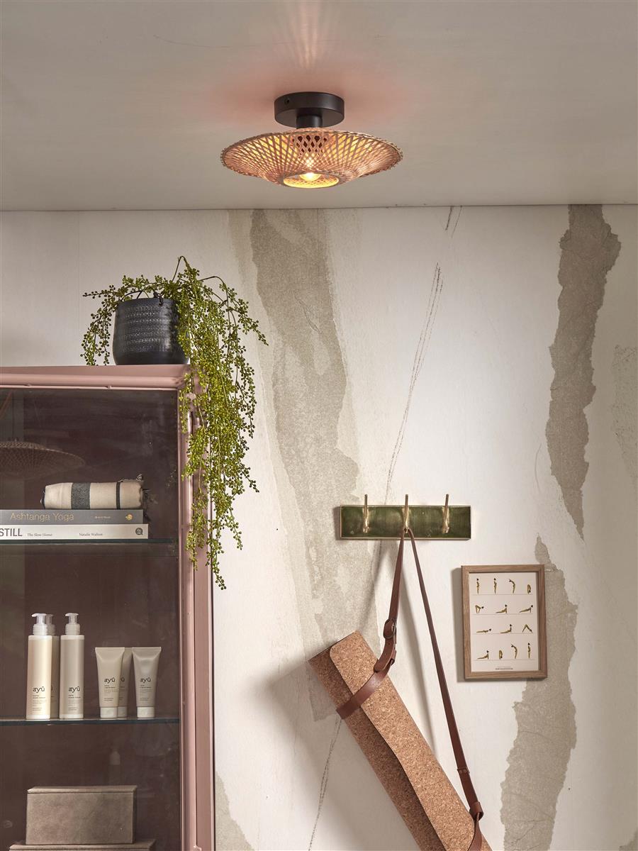 GOOD&MOJO I Deckenleuchte I KALIMANTAN I Farbe: Natur I Schirm: Ø30 x 8