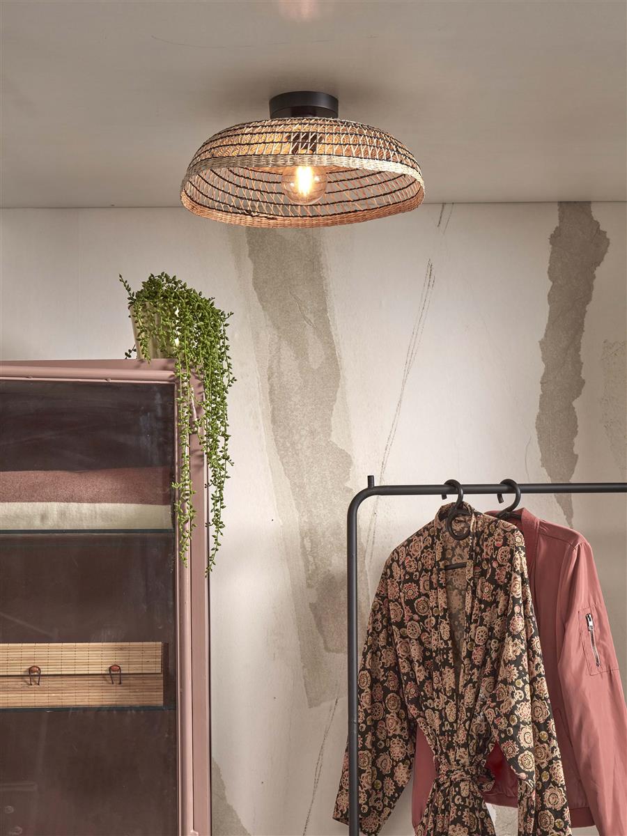 GOOD&MOJO I Deckenleuchte I PANTANAL I Farbe: Schwarz I Schirm: Ø45 x 9