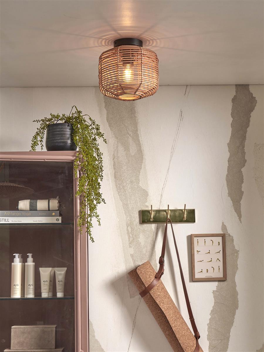 GOOD&MOJO I Deckenleuchte I TANAMI I Farbe: Natur I Schirm: Ø25 x 20