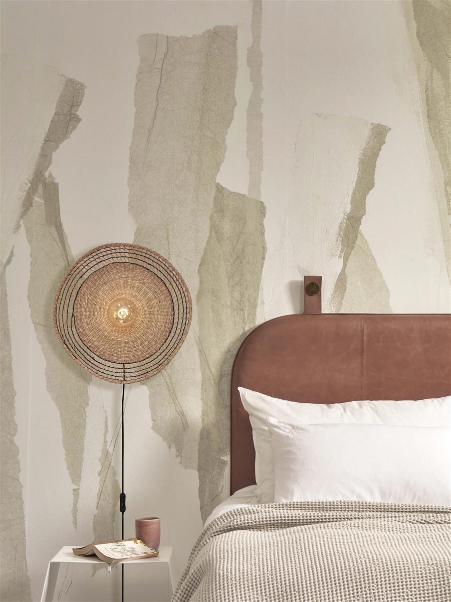 GOOD&MOJO I Wandleuchte I PANTANAL I Farbe: Schwarz I Schirm: Ø45 x 9