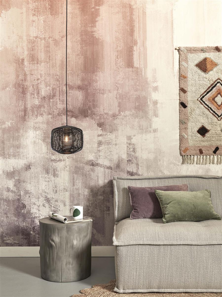 GOOD&MOJO I Hängeleuchte I TANAMI I Farbe: Schwarz I Schirm: Ø25 x 20