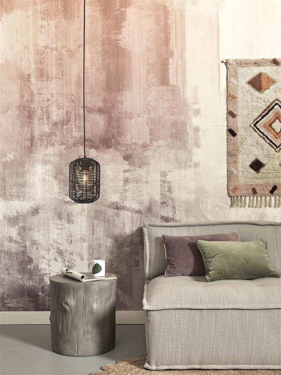 GOOD&MOJO I Hängeleuchte I TANAMI I Farbe: Schwarz I Schirm: Ø18 x 25