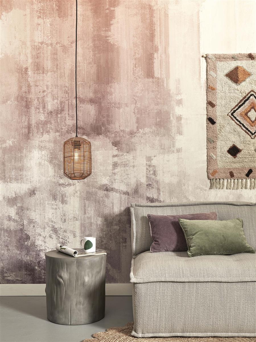 GOOD&MOJO I Hängeleuchte I TANAMI I Farbe: Natur I Schirm: Ø18 x 25